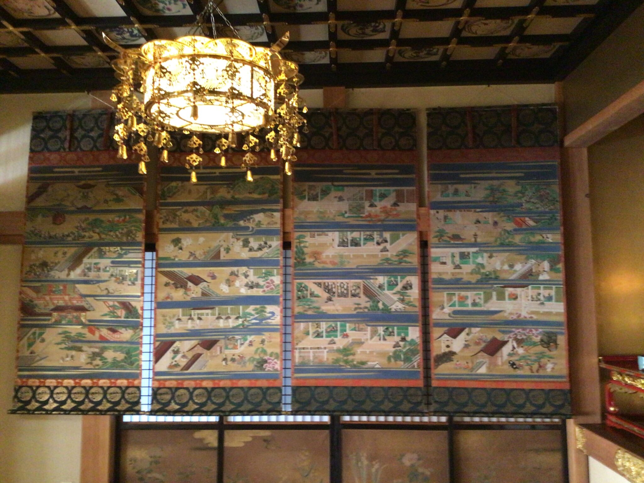 正久寺本堂内の絵画